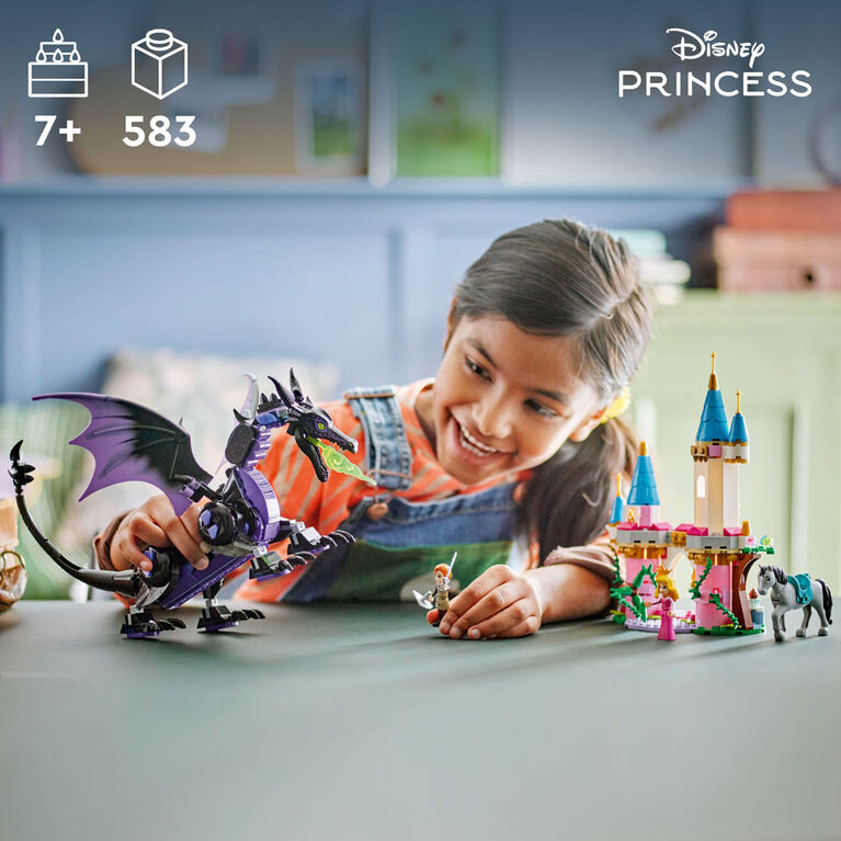 LEGO Princesses Disney La forme de dragon de Maléfique 43240