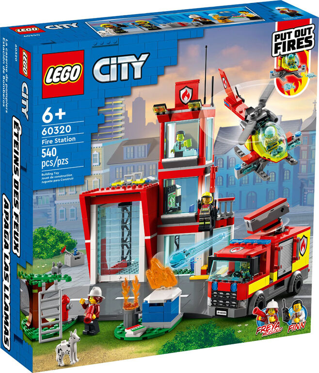 LEGO City Fire Station 60320 Building Kit (540 Pieces)