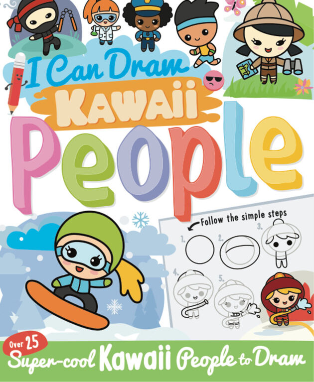I Can Draw Kawaii People - English Edition
