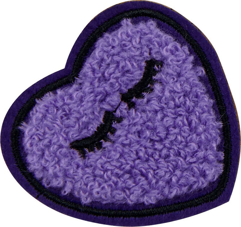 Patchs Paquet De 6 Coeur Pelucheux Violet Br Lune Scintillante Or Rose Toys R Us Canada