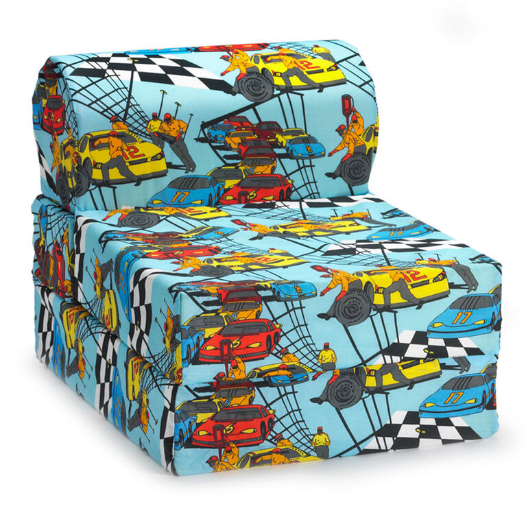 Comfy Kids Flip Chair Race Car