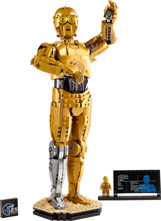 LEGO Star Wars C-3PO Figurine de droïde à construire 75398