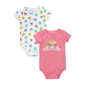 CoComelon – Combinaison pyjama ensemble deux pièces – Rose – Taille 6 à 12 mois – Exclusif à Toys R Us