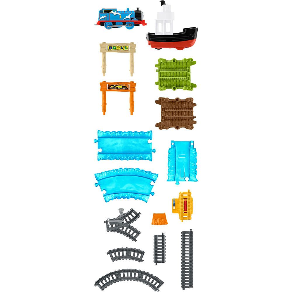trackmaster boat and sea set