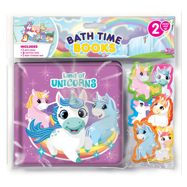 Unicorns Bath Time Books (Eva Bag) - Édition Anglaise