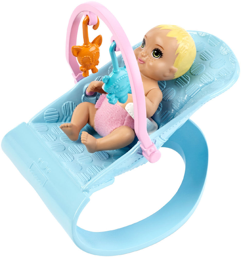Barbie Skipper Babysitters, Inc. Nap 'n' Nurture Nursery Dolls and