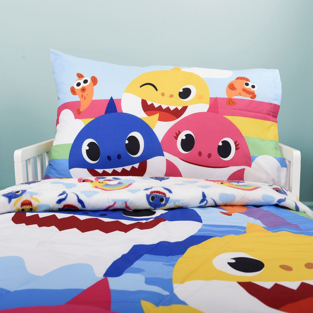 Baby shark clearance bed set