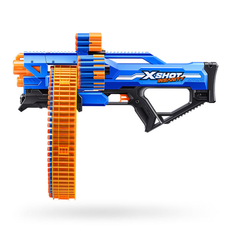 X SHOT - Blaster Insanity Mad Mega Barrel 72 Fléchettes