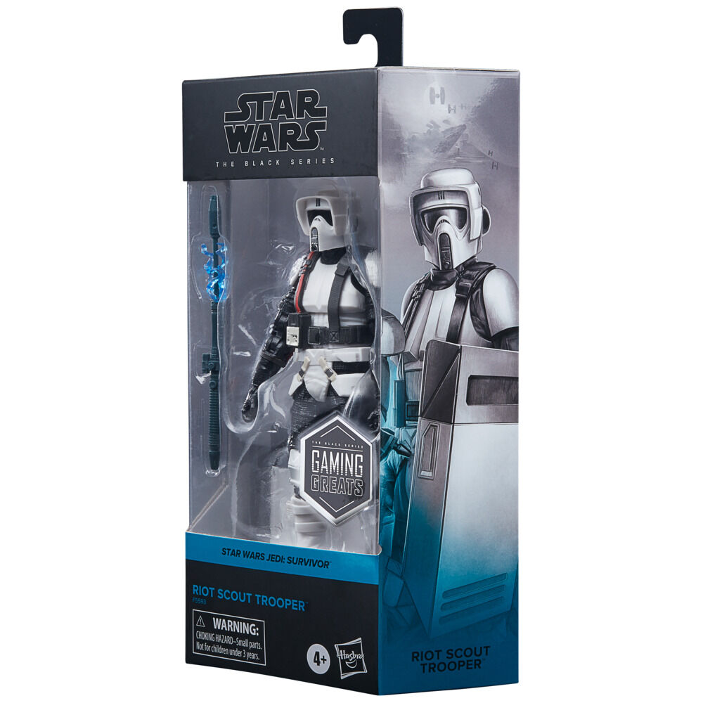 Star Wars The Black Series Gaming Greats Riot Scout Trooper Toy  6-Inch-Scale Star Wars Jedi: Fallen Order II Figure