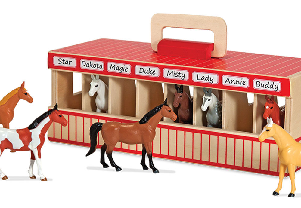 Melissa & doug horse on sale barn