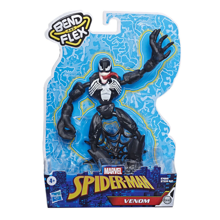 Marvel Spider Man Bend And Flex Figurine Flexible Venom De 15 Cm Toys R Us Canada 8308