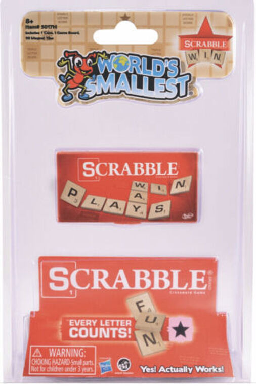 Le plus petit Scrabble du monde