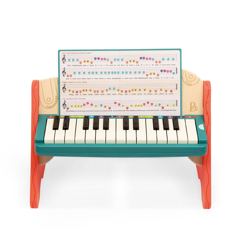Piano en jouet pour enfant en bois Noir 2 octaves - Small Foot