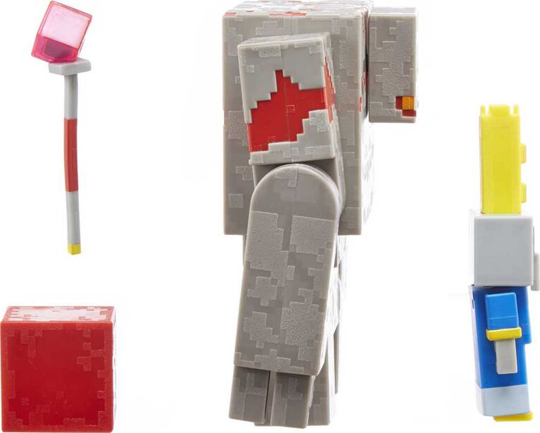 Minecraft Dungeons Illiager and Golem Figures
