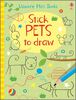Usborne Minis:  Stick Pets To Draw - Édition anglaise
