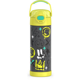 Thermos Funtainer Bottle Grafitti Green 16oz