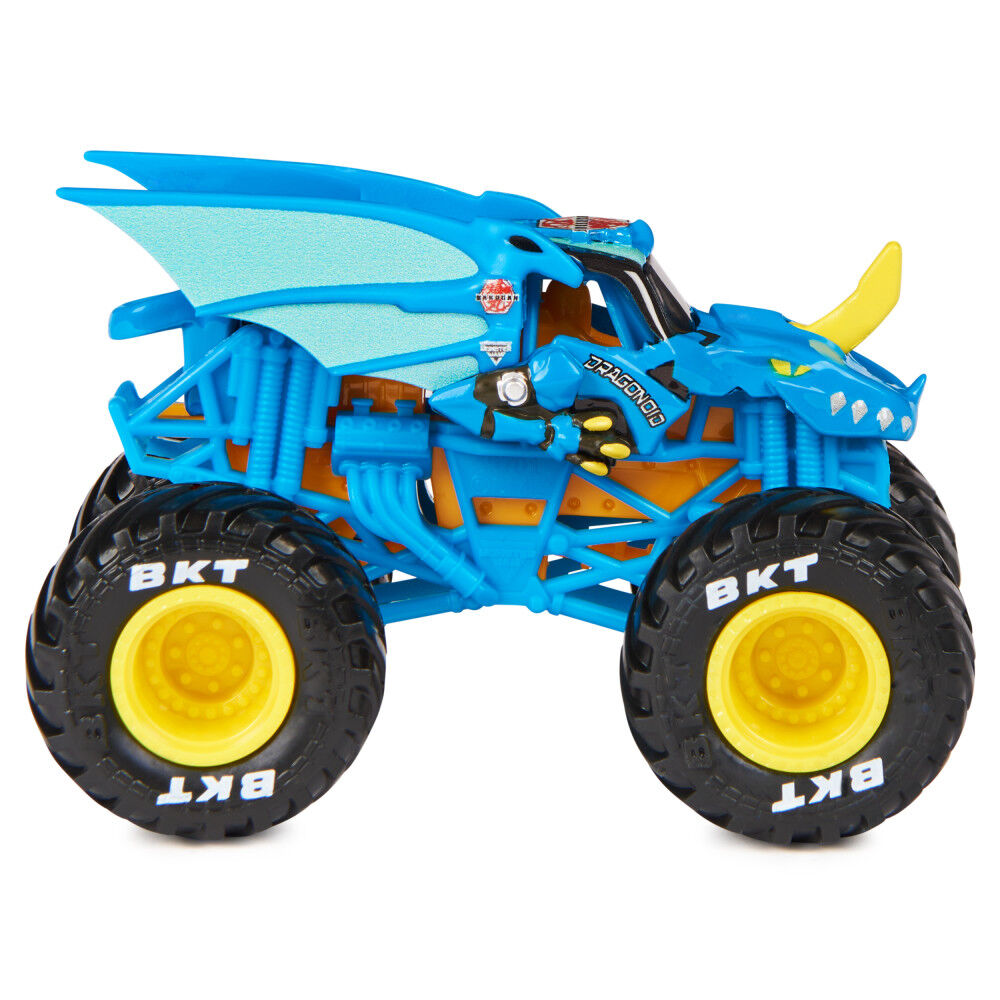 Monster Jam, Official Bakugan Dragonoid (Blue) Monster Truck, Die-Cast  Vehicle, 1:64 Scale, Kids Toys for Boys Ages 3 and up
