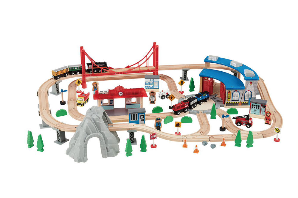 imaginarium train table with roundhouse