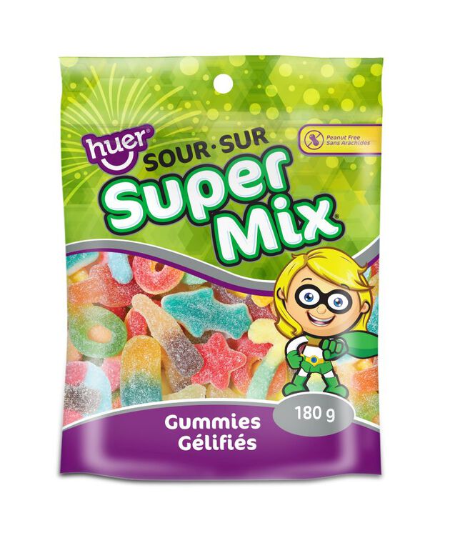 Huer Super Mix Sour Gummies 180G