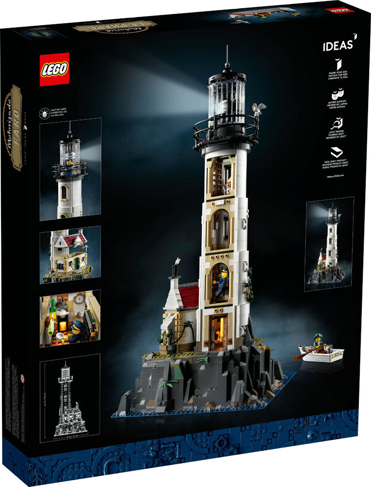 Lego Ideas Motorized Lighthouse 21335 Building Kit For Adults (2,065 Pieces)