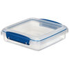 Sistema To Go Sandwich Lunch Box, Stackable Food Storage Container, 450 mL, BPA Free, Colour May Vary