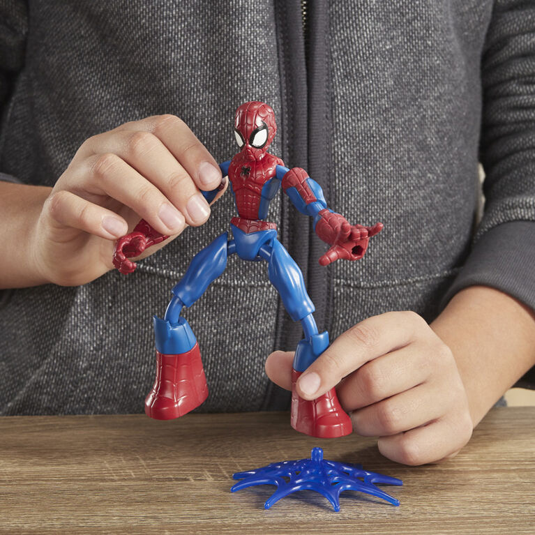 Marvel Spider Man Bend And Flex Figurine Flexible Spider Man Toys R Us Canada 4487