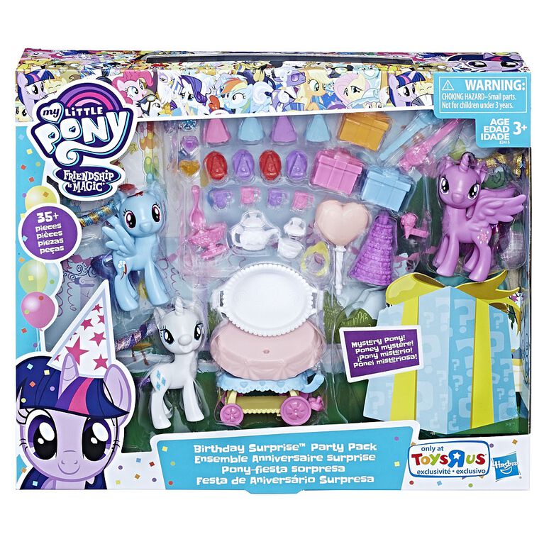 My Little Pony Birthday Surprise Party Pack R Exclusive R Exclusive Toys R Us Canada