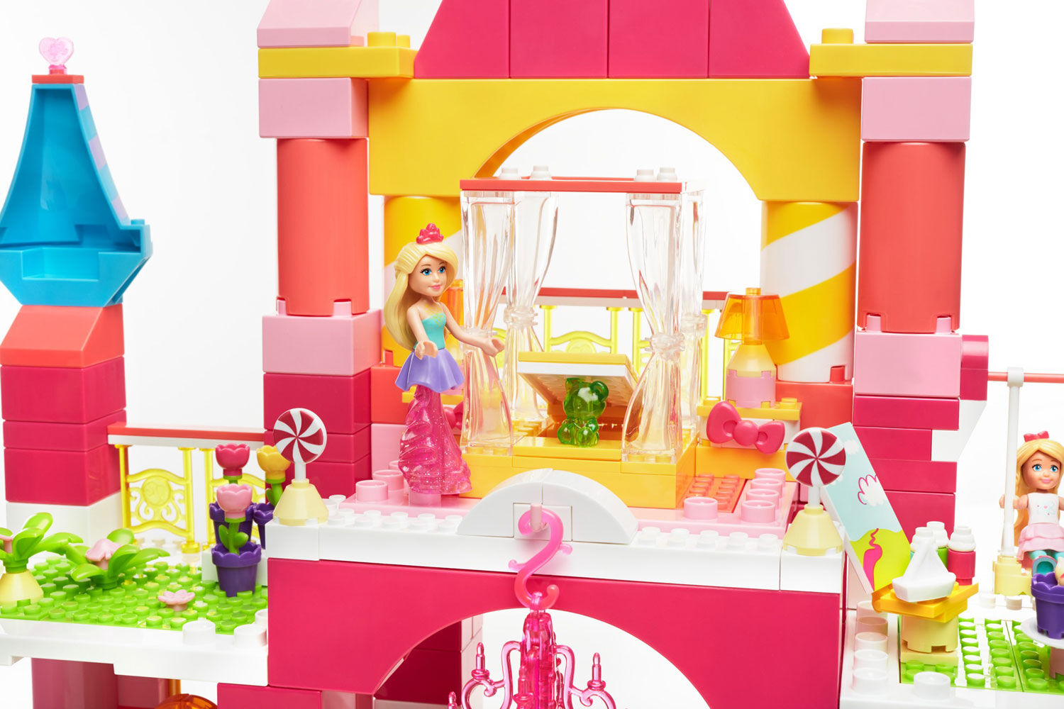 mega construx barbie candy castle