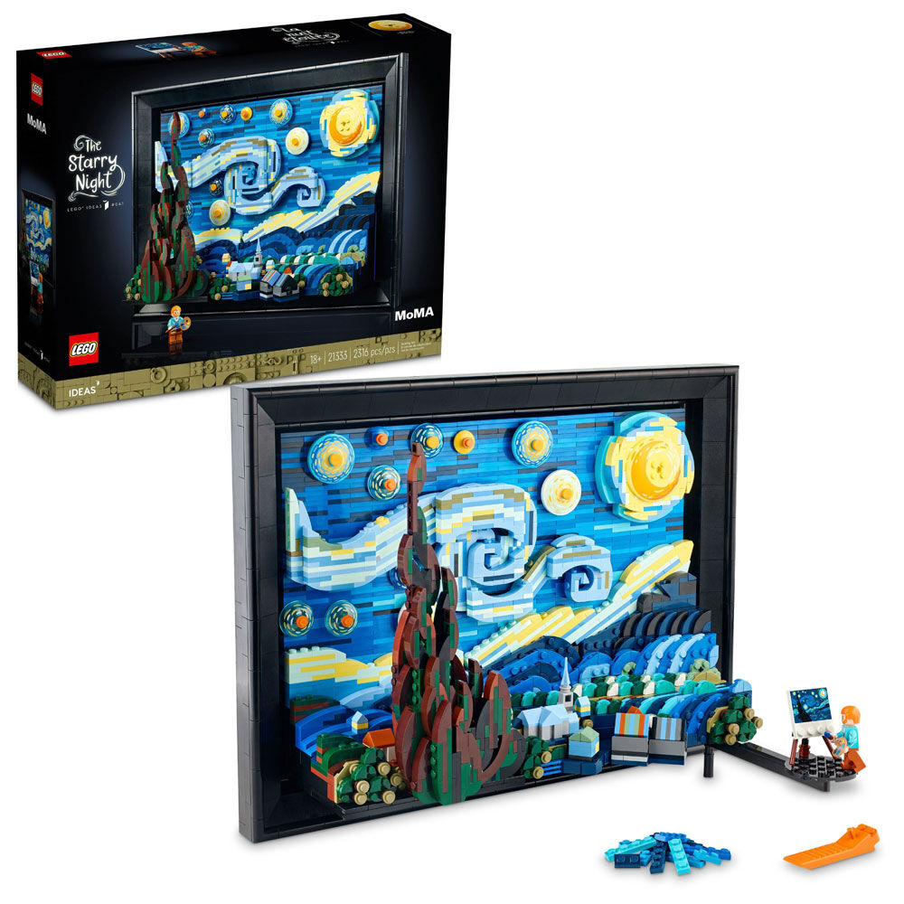 LEGO Ideas Vincent van Gogh - The Starry Night 21333 Building Kit
