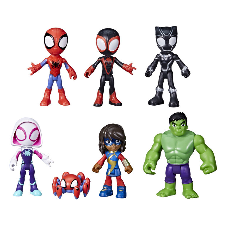 Marvel Spidey and His Amazing Friends Web Squad Figure Collection