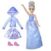 Disney Princesses Comfy Squad, Cendrillon, poupée mannequin avec tenue et chaussures supplémentaires