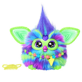 Furby Galaxy Glow in the Dark Interactive Plush Toy - English Edition