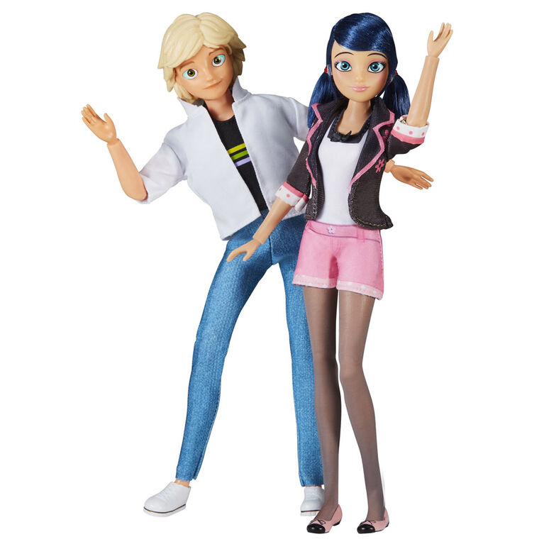 Miraculous Crush Pack - Marinette and Adrien Fashion Doll 2-Pack