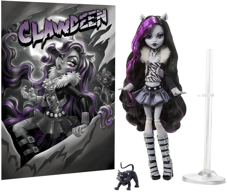 New Monster High Reel Drama Clawdeen Wolf Doll 2022 Collector Rare Damaged  Box B