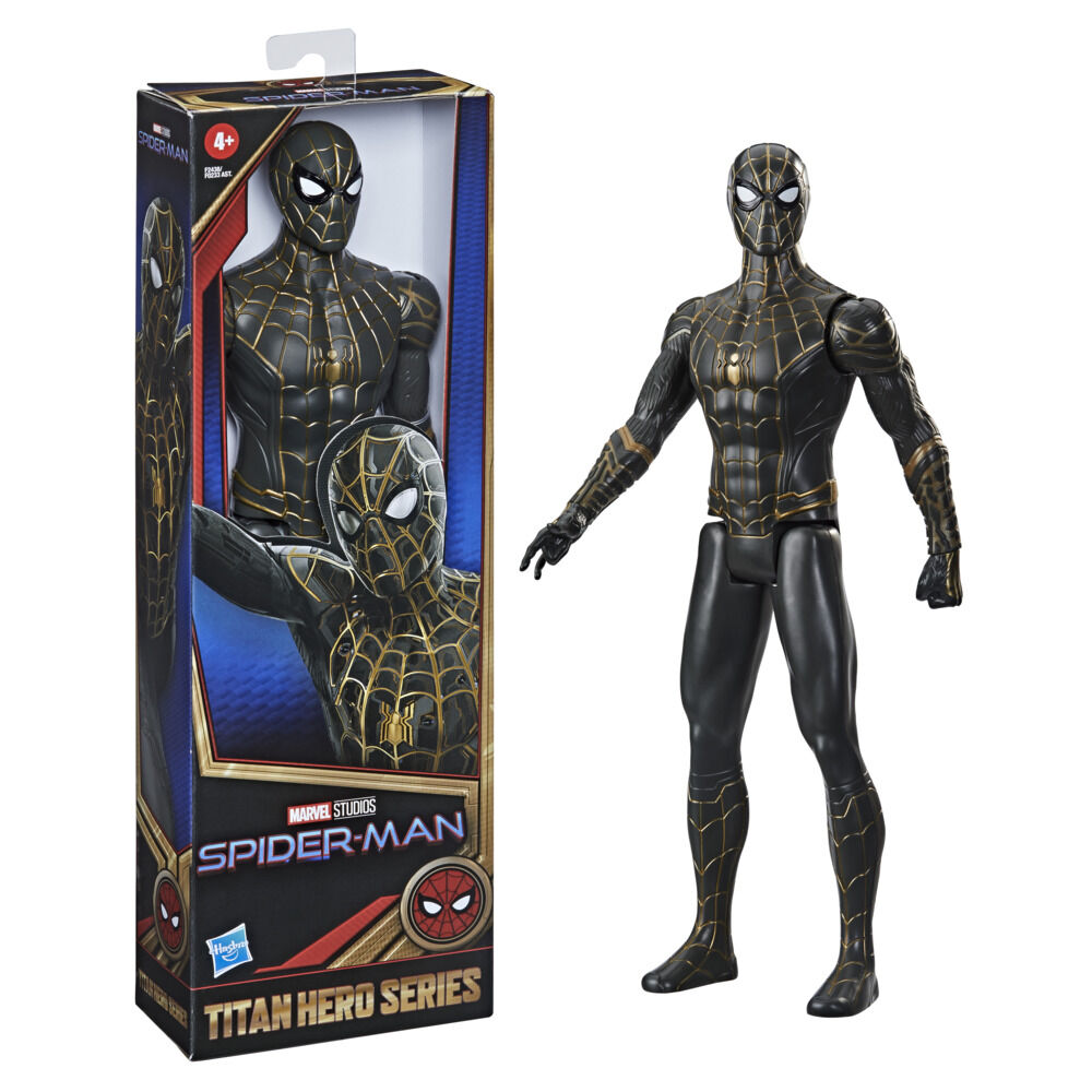 Marvel Spider-Man Titan Hero Series 12-Inch Black and Gold Suit
