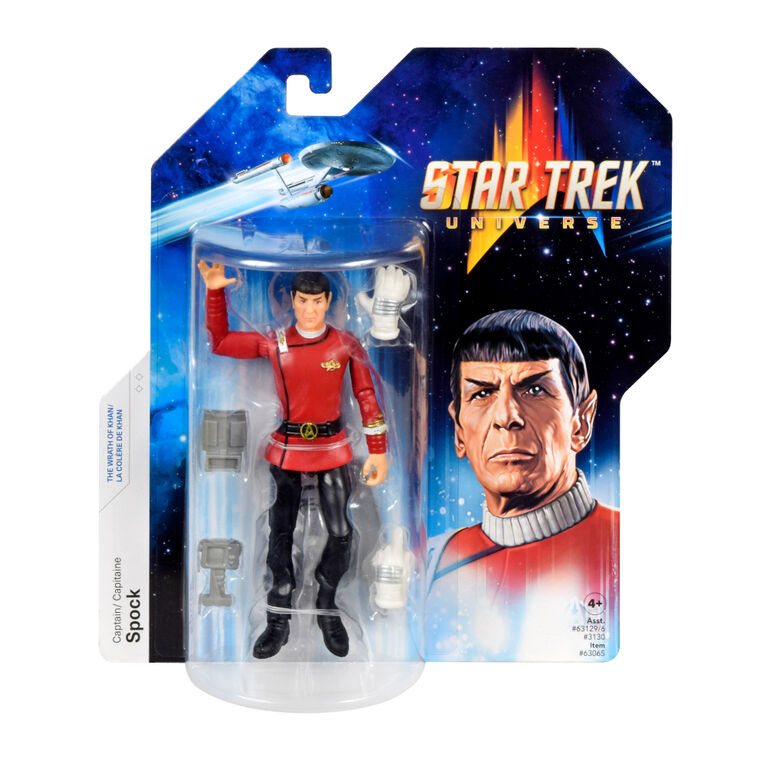 Star Trek 5" Univers Figurine - Capitaine Spock (La Colère De Khan)