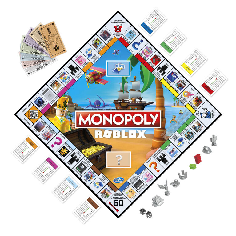 Pre Order Ships Aug 10 2021 Monopoly Roblox 2022 Edition Board Game Toys R Us Canada - monopoly roblox id code