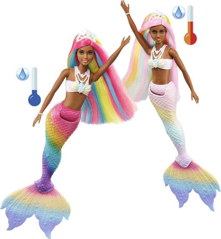 Barbie - Dreamtopia Mermaid Doll - Blue  Mermaid dolls, Mermaid barbie,  Barbie mermaid doll