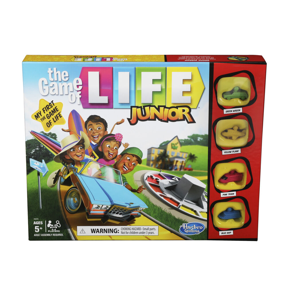 The Game of Life Junior Board Game for Kids For 2 4 Players