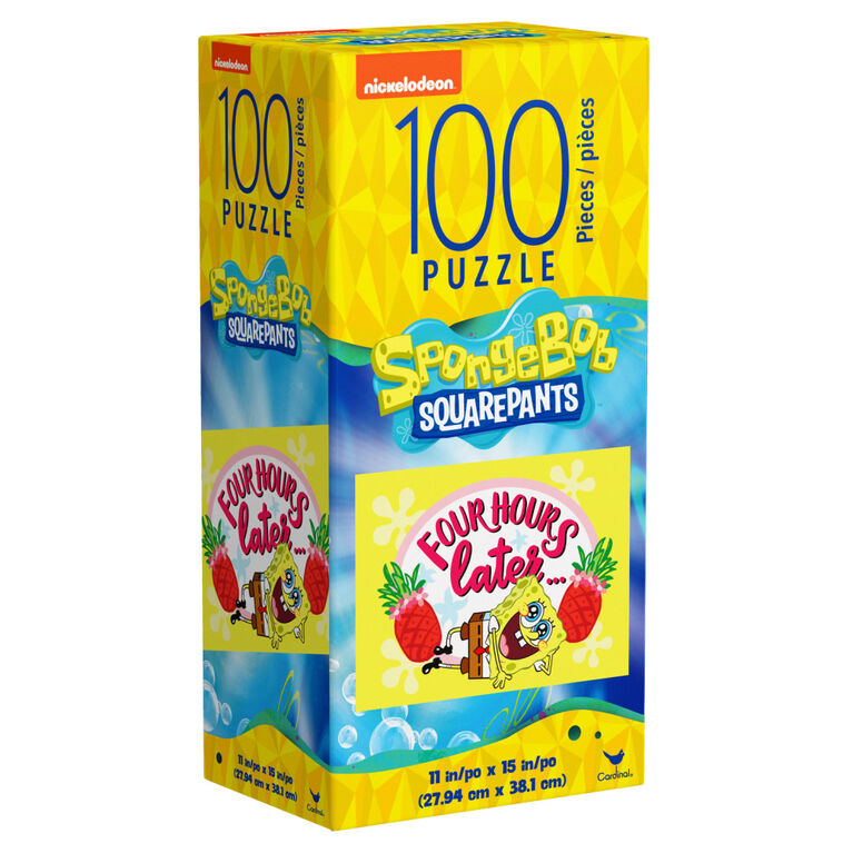 Bob l'éponge 2 puzzles de 48 pièces pour enfant