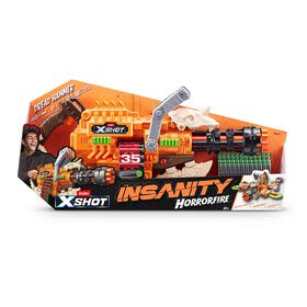 XSHOT Insanity HorrorFire Dread Hammer (48 fléchettes) de ZURU