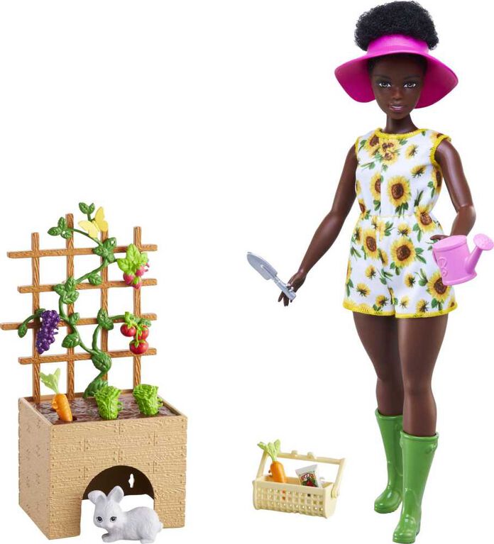 Barbie Doll and Gardening Playset with Pet and Accessories