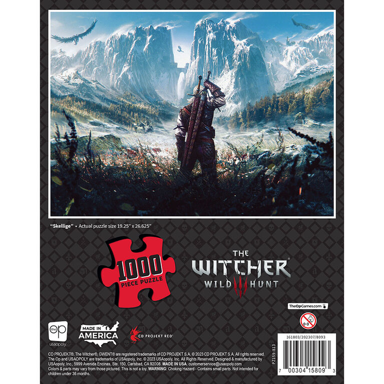 USAopoly The Witcher "Skellige" 1,000 Piece Puzzle - English Edition