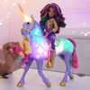 Unicorn Academy, Sophia & Interactive Rainbow Light-up Wildstar Unicorn, jouet licorne interactif avec effets lumineux arc-en-ciel, sonores et musicaux, poupées et jouets licornes