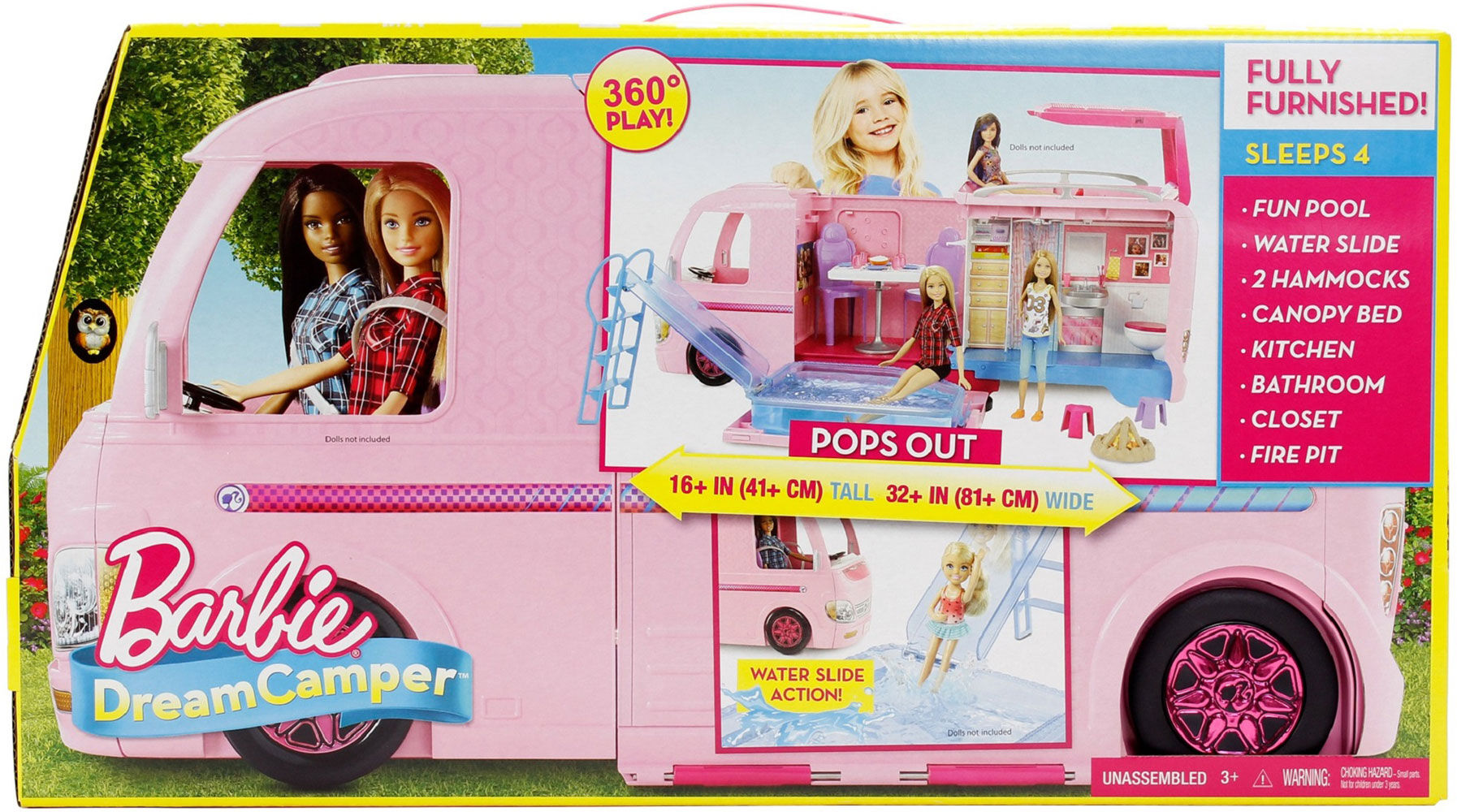 barbie kitchen car