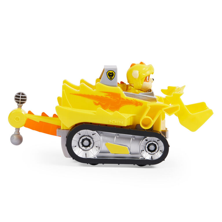 PAW Patrol, Rescue Knights Rubble Transforming Toy Car with Collectible  Action Figure