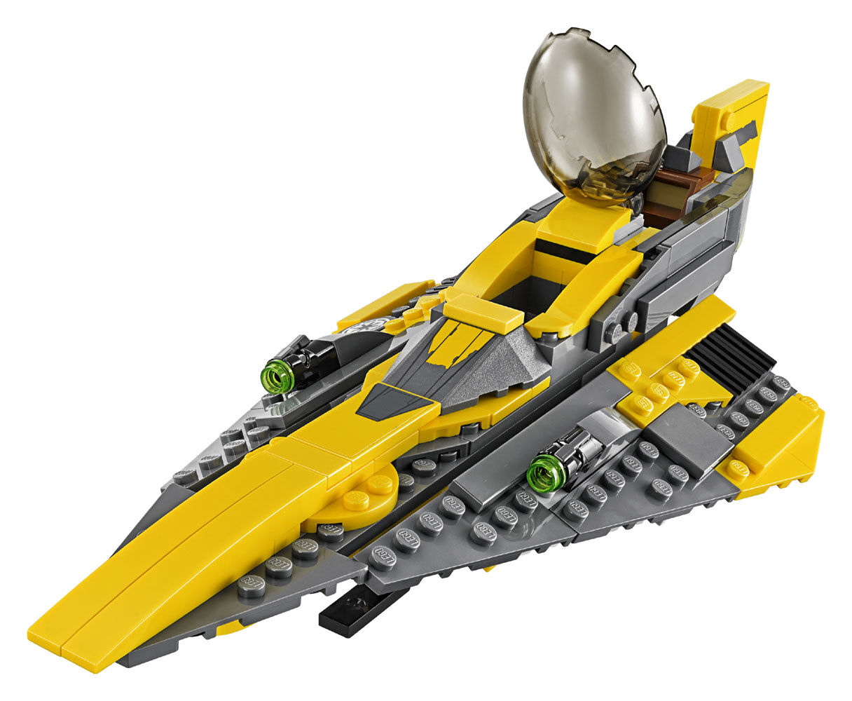 lego yellow star wars ship