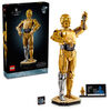 LEGO Star Wars C-3PO Buildable Droid Figure, Collectible Nostalgic Gift Idea for Adults 75398