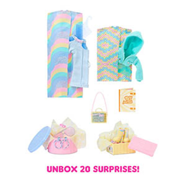 LOL Surprise OMG Sunshine Gurl Fashion Doll - Dress Up Doll Set with 20 Surprises