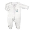 Koala Baby Sleeper - Light Grey Stripe Elephant - Preemie